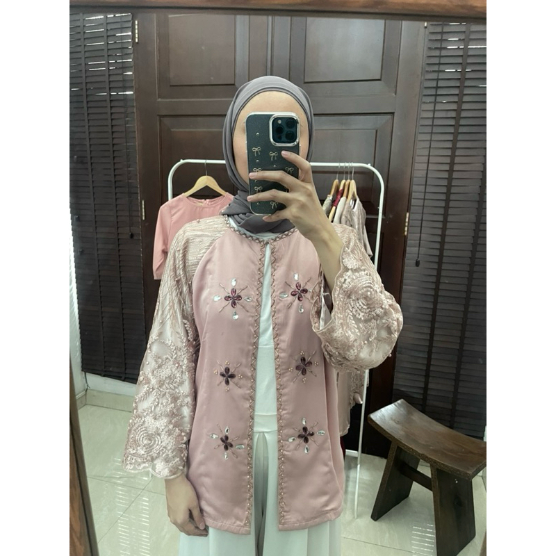 Outer Brokat Pink / Purple