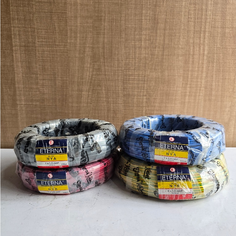 Eterna NYA Kabel Tembaga 1x1.5mm 100M