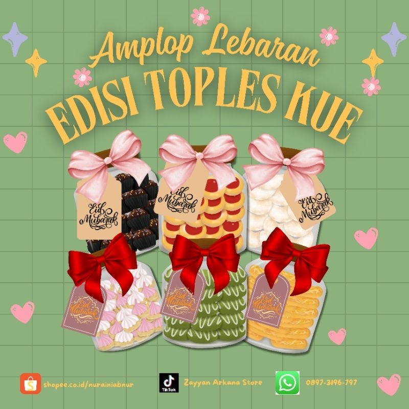 

Amplop Lebaran Edisi Toples Kue