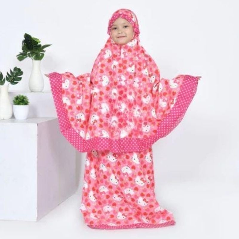 Mukena Flower Anak Junior - Aira Berkah