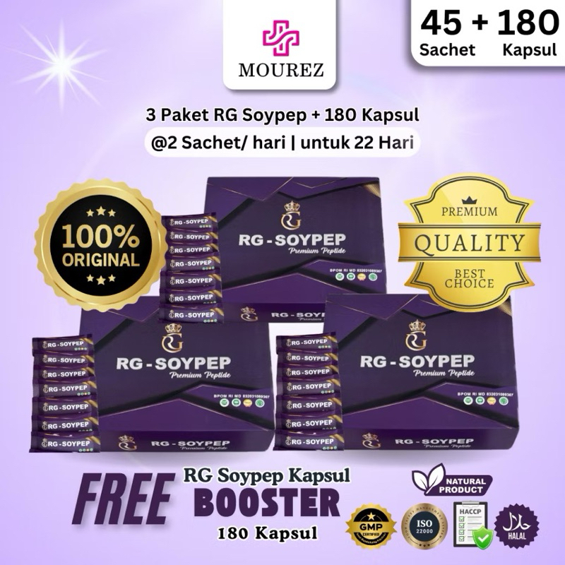 3 Box RG Soypep - Obat Kanker Obat Diabetes