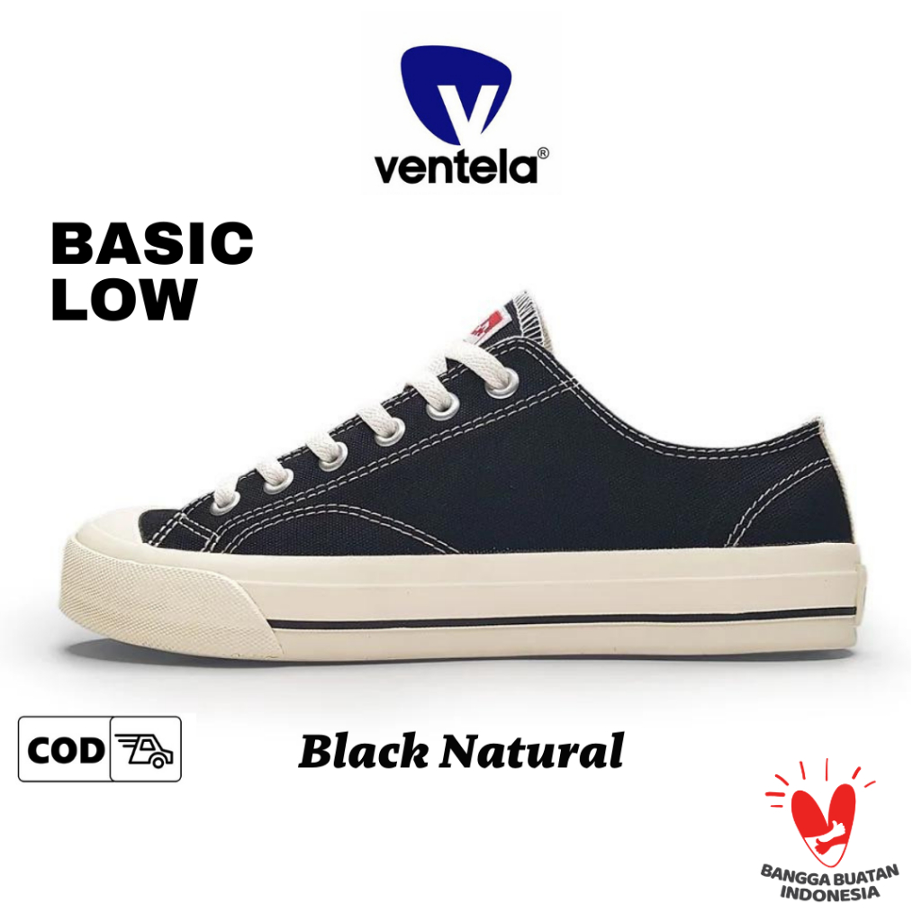 Ventela Basic Low Black Natural [OFFICIAL]