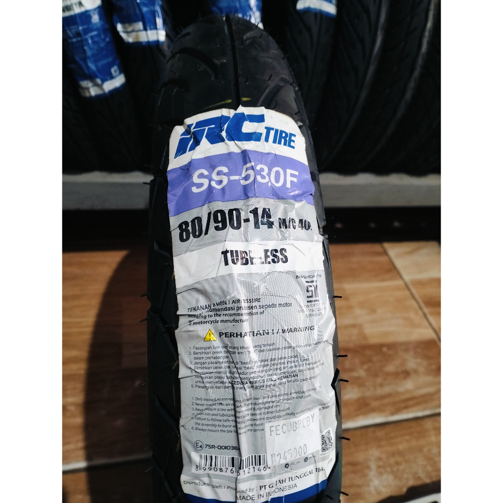 IRC 80/90-14 SS-530F TUBELESS