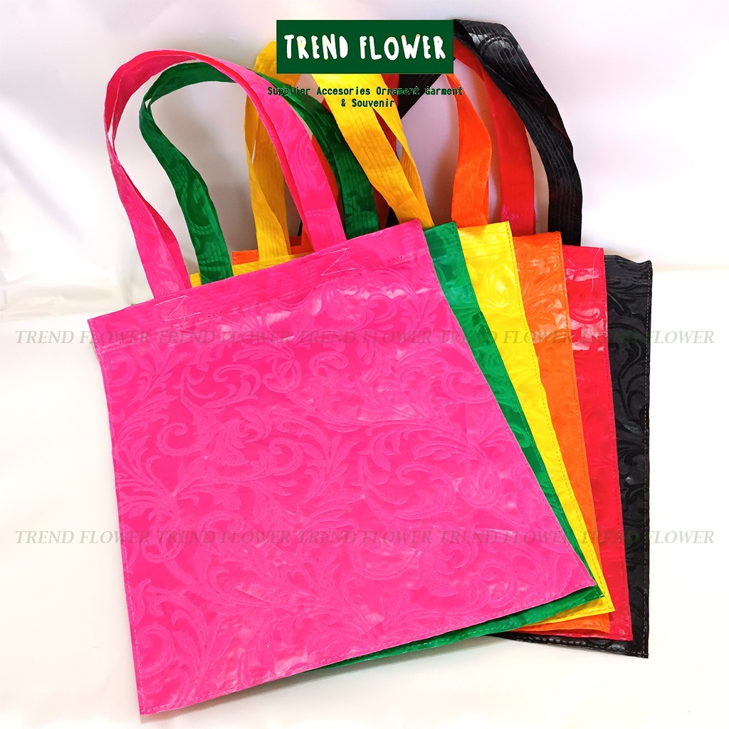 

[PER LUSIN] Tas Handle Spundbond Embosed Non Woven Embos Timbul Tas Parcel Tas Belanja Tas Souvenir