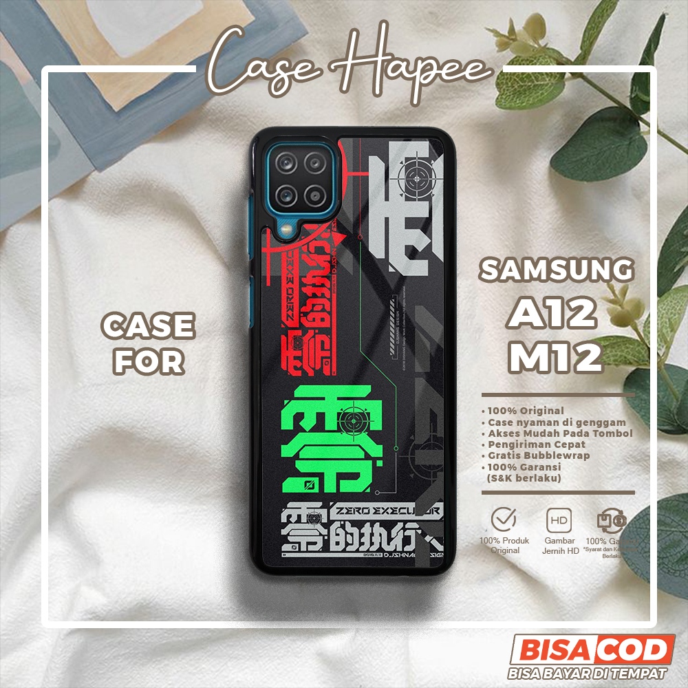 Case Samsung A12 M12 Casing Samsung A12 M12 [JPNR] Casehapee Case Glossy Case Aesthetic Custom Case 