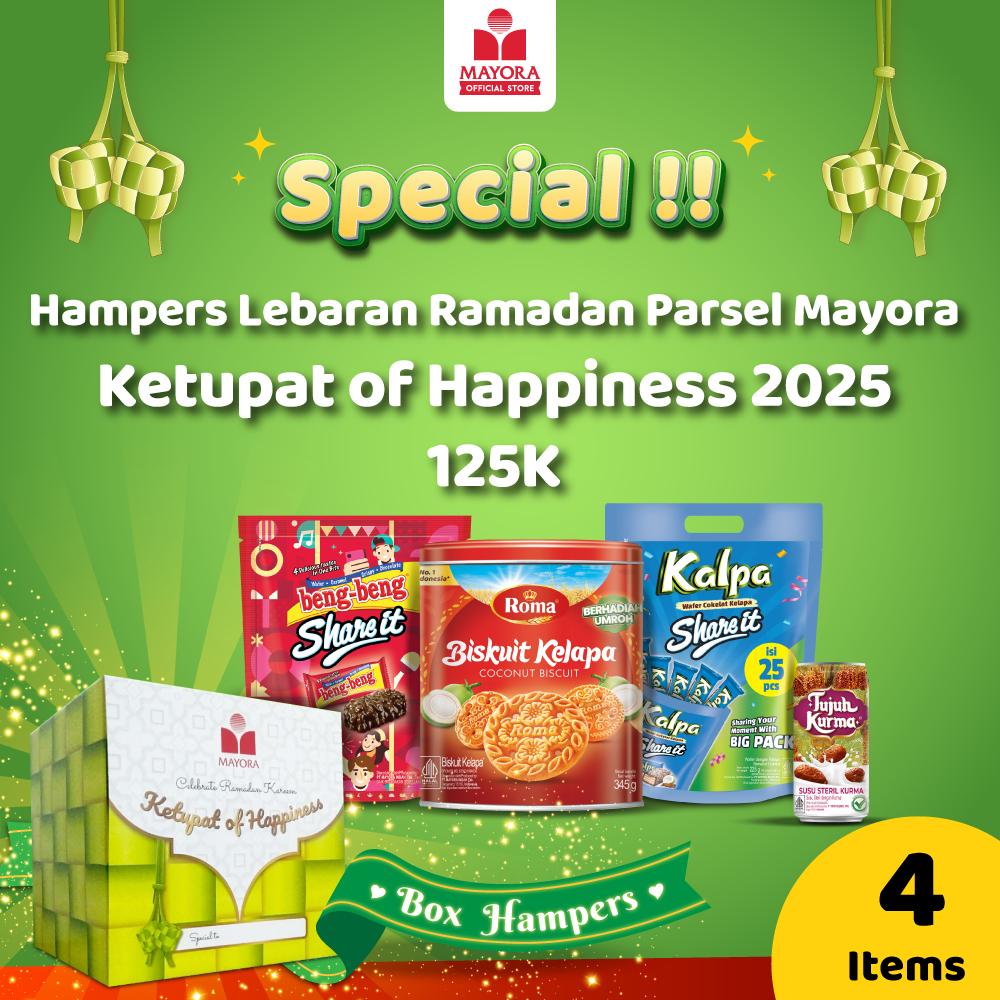 

Hampers Lebaran Ramadan Parsel Mayora Ketupat of Happiness 2025 - 125K