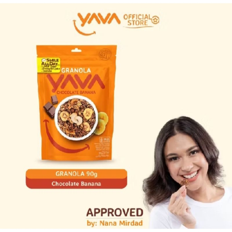 

YAVA GRANOLA CHOCOLATE VANILLA 90g