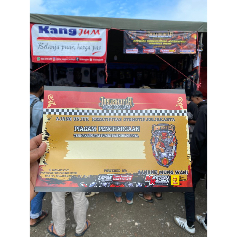 Piagam Acara-Acara CB Free Stiker