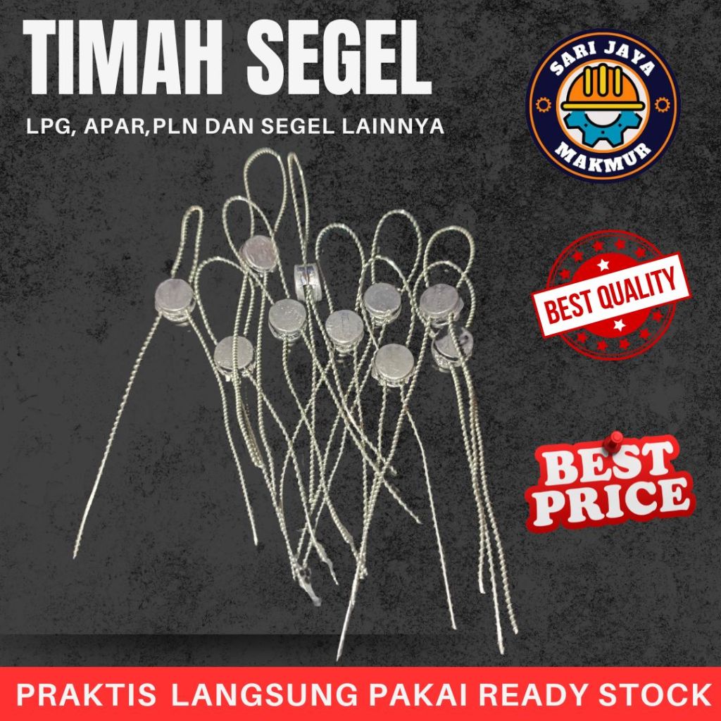 Timah segel Siap Pakai  apar timah segel pln timah segel pdam timah segel gas satuset
