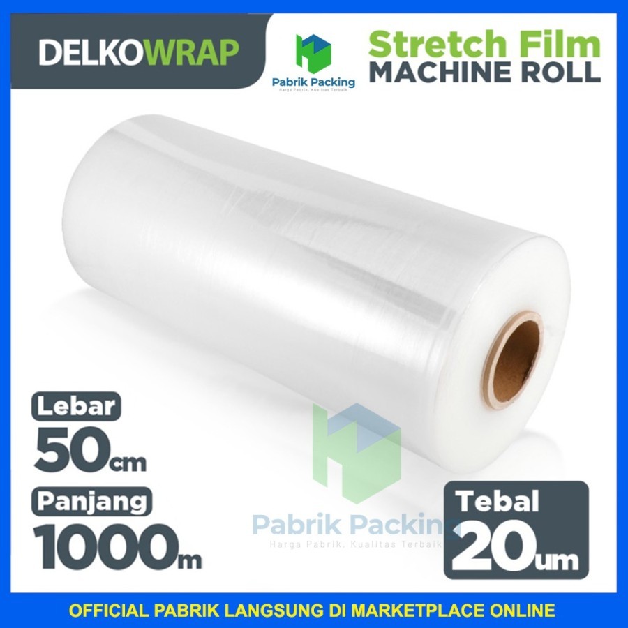 

Stretch Film Machine Roll Plastik Wrapping Stretch Film Plastik Wrap Bening Delkowrap Satuan