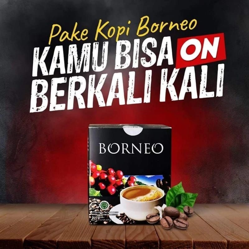 

Kopi Herbal Borneo / Obat Herbal Alami Halal / 1 Kotak 5 Sachet