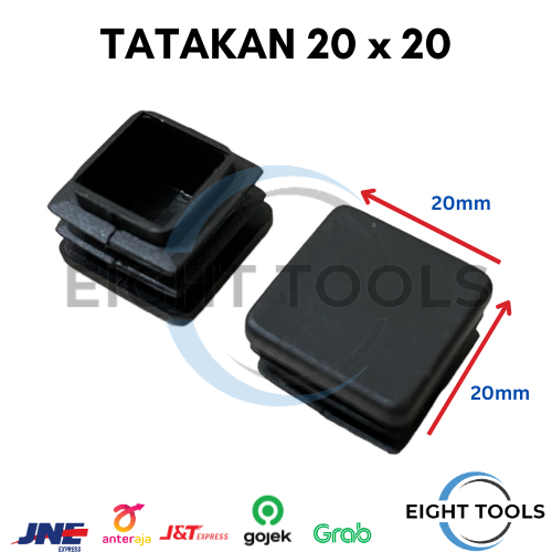 Alas kaki kursi plastik 20 x 20/ Alas kaki meja/ dop 20 x 20 Plastik / Tatakan Kaki Meja / Tatakan K