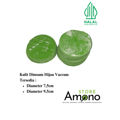 

Kulit Dimsum Hijau Isi 100 lembar | Gyoza | Kulit Pangsit | Lembar | Halal 100% Vaccum