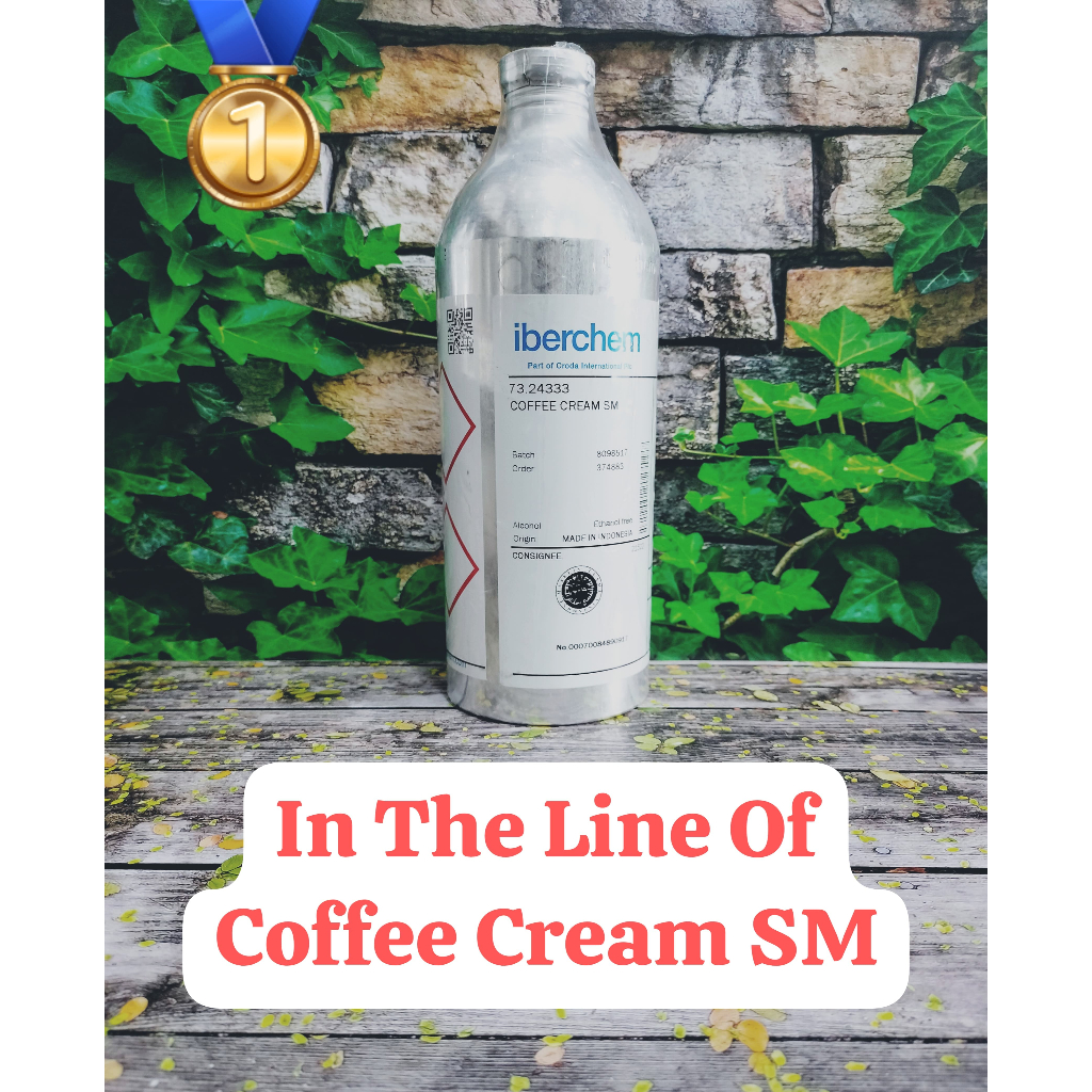 BIBIT PARFUM DARI IBERCHEM (COFFEE CREAM SM) KEMASAN SEGEL KALENG 1 KG (ORIGINAL)