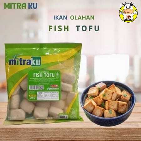 

FROZEN FOOD MITRAKU FISH TOFU OLAHAN IKAN BENTUK TAHU KEMASAN 500GRAM - DISASS JOGJA