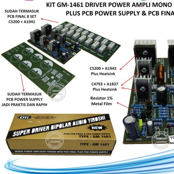 KIT DRIVER POWER, YIROSHI, GM 1461
