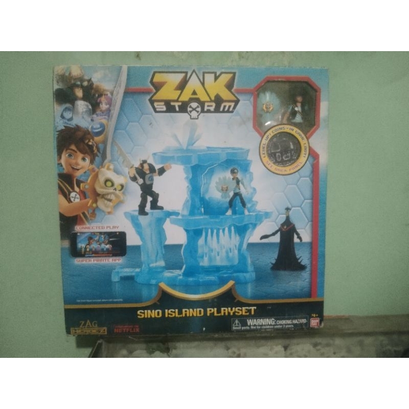 Set Zak Storm Sino Island playset Bandai