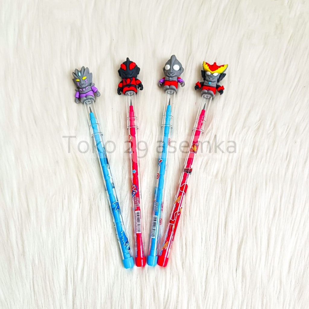 

PENSIL SUSUN ULTRAMAN- V2 HERO ANIME JEPANG BENSIA PELURU REFILL BISA ISI ULANG KARAKTER UNIK MURAH