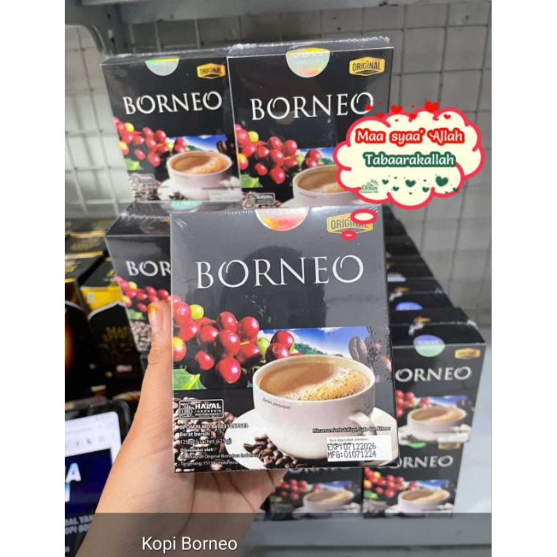 

Kopi BorneoBerat 125 gram (5 sachet 25 gram)