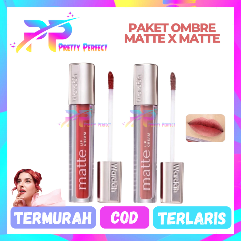 PAKET Ombre Wardah Matte Lip Cream
