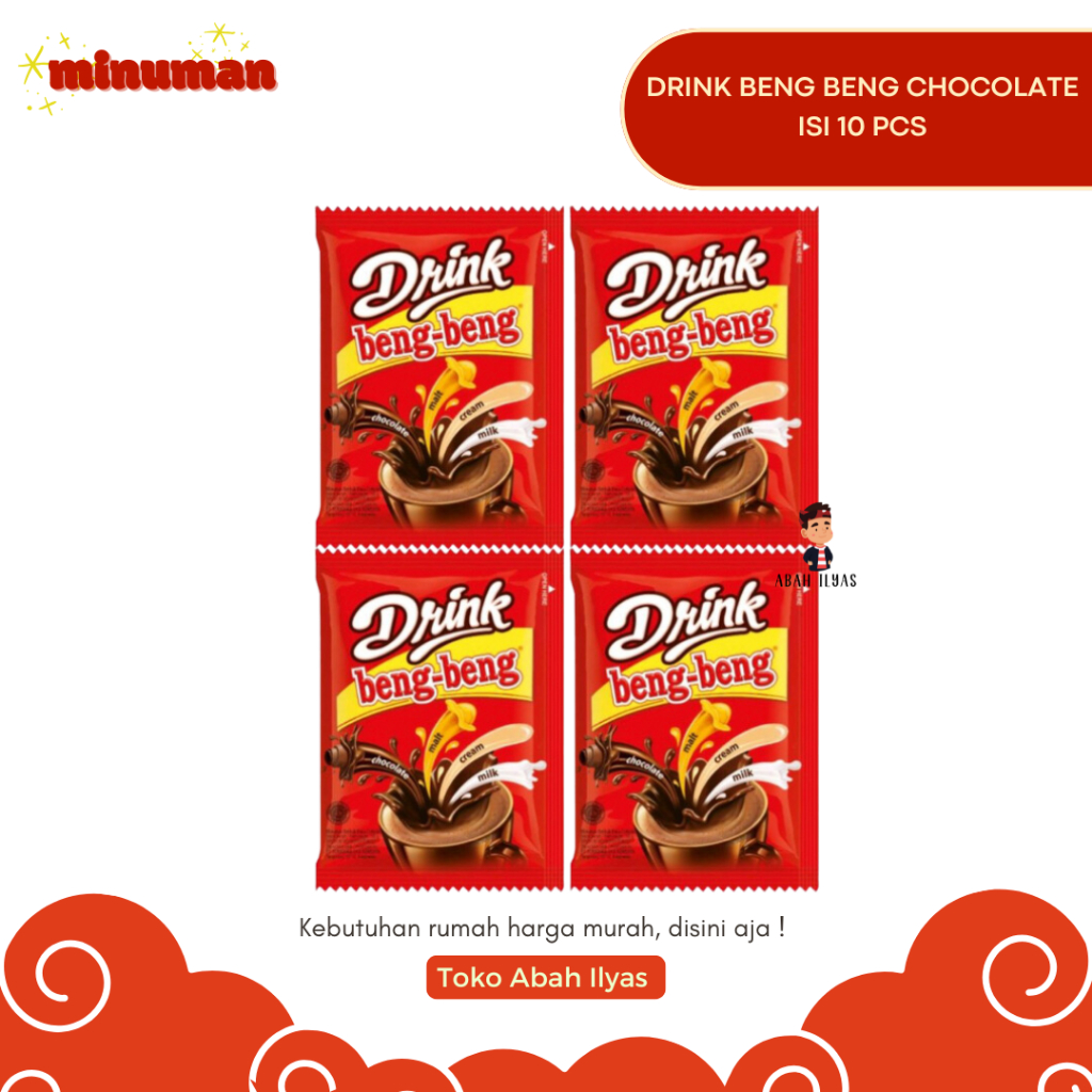 

Beng Beng Drink Renceng Minuman Cokelat Coklat Drink isi 10 Pcs