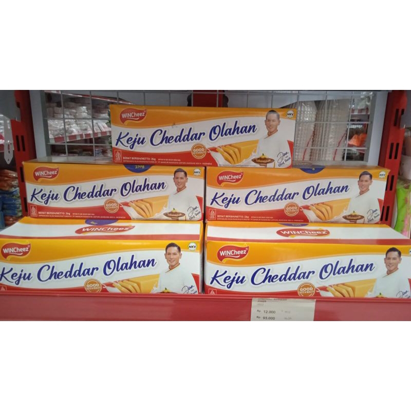 

Keju Cheddar Wincheez / Winchiz 2kg (250gr x 8)