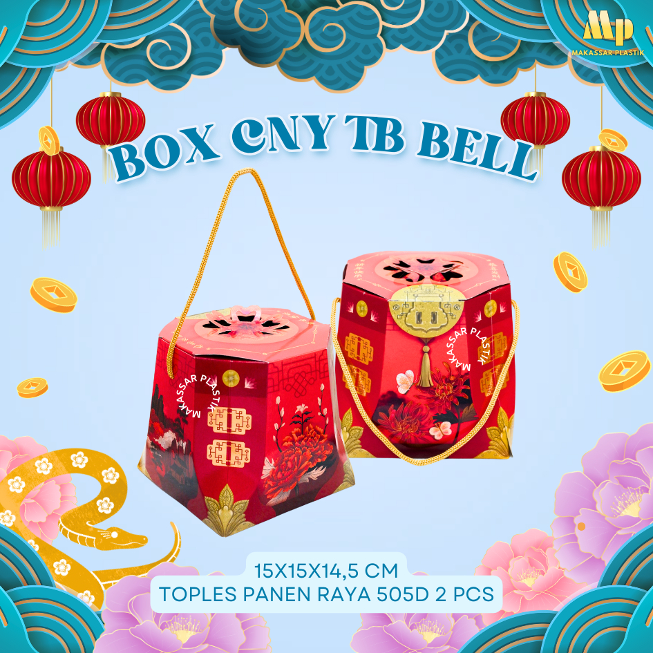 

BOX CNY TB BELL + TALI / BOX HAMPERS IMLEK / DUS CNY BELL HAMPERS @10 LBR