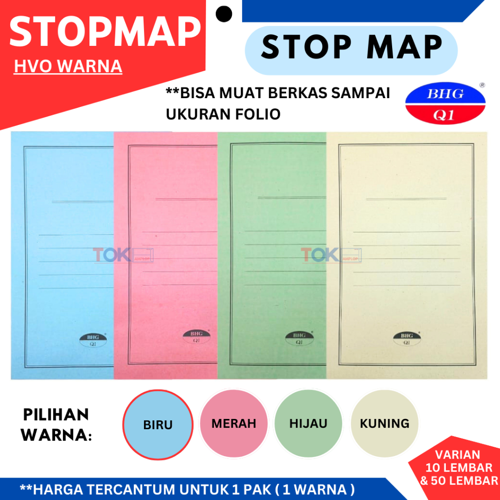 

Adn Stopmap Kertas Murah Map Kertas isi 50pcs