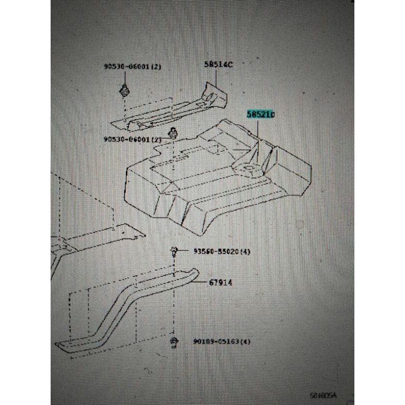 karpet bawah jok mobil toyota Dyna saurus hino dutro asli