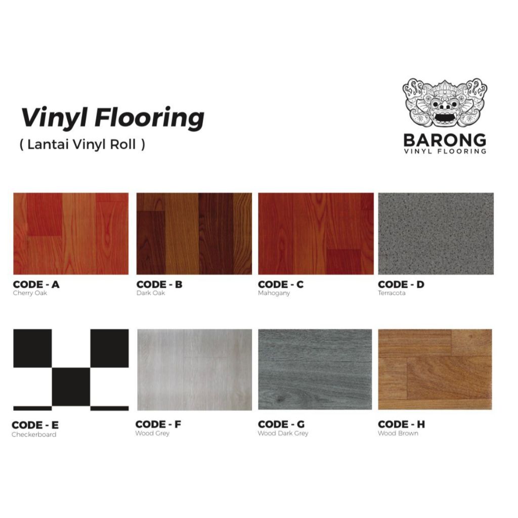 Karpet Lantai Vinyl Meteran Tebal 0,5mm