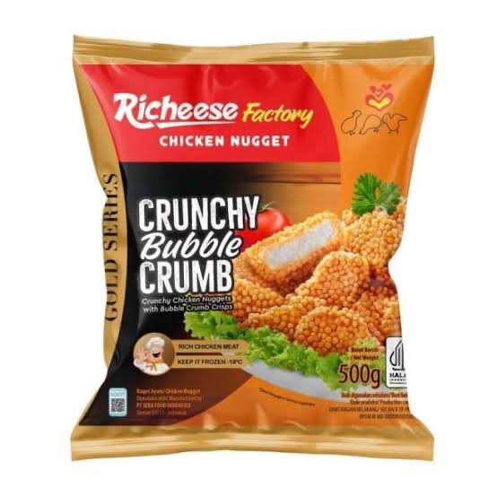 

Richeese Factory Crunchy Bubble Crack Bamboo Chicken Nugget 500g