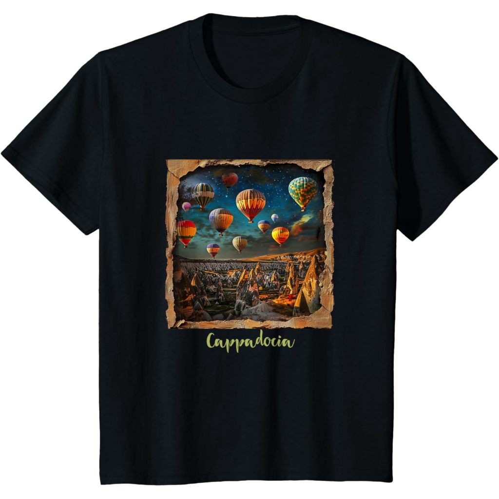 Baju Kaos Anak Turkey Cappadocia Souvenir Cappadocia T-Shirt