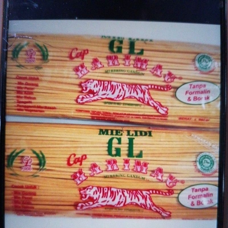 

MIE LIDI CAP HARIMAU /1 BKS