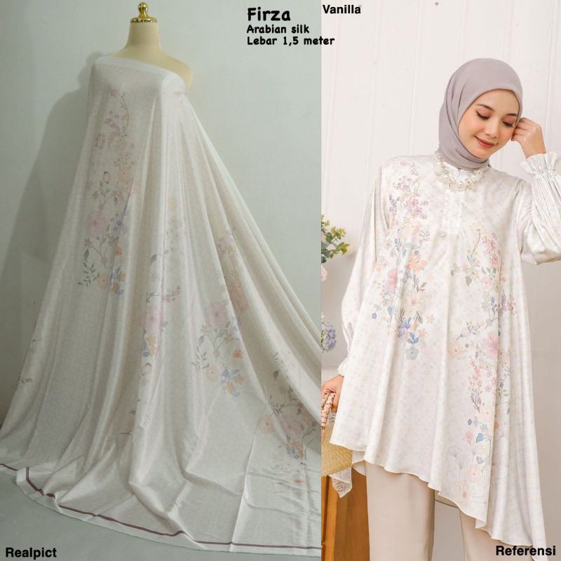 Kain Arabian Silk Motif FIRZA//Kain Armany Silk//Kain Mewah//Seragaman Keluarga
