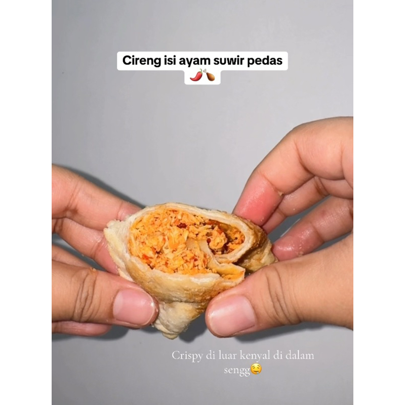 

cireng isi ayam suwir pedas