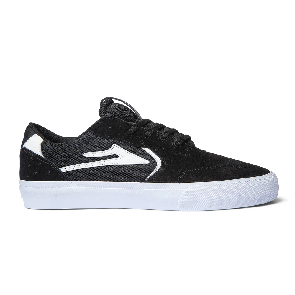 LAKAI ATLANTIC VULC BLACK/WHITE SUEDE
