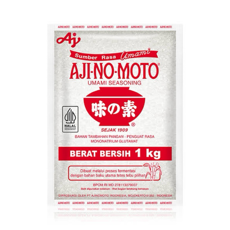 

Ajinomoto Penyedap Rasa 1KG (Kasar/Halus)