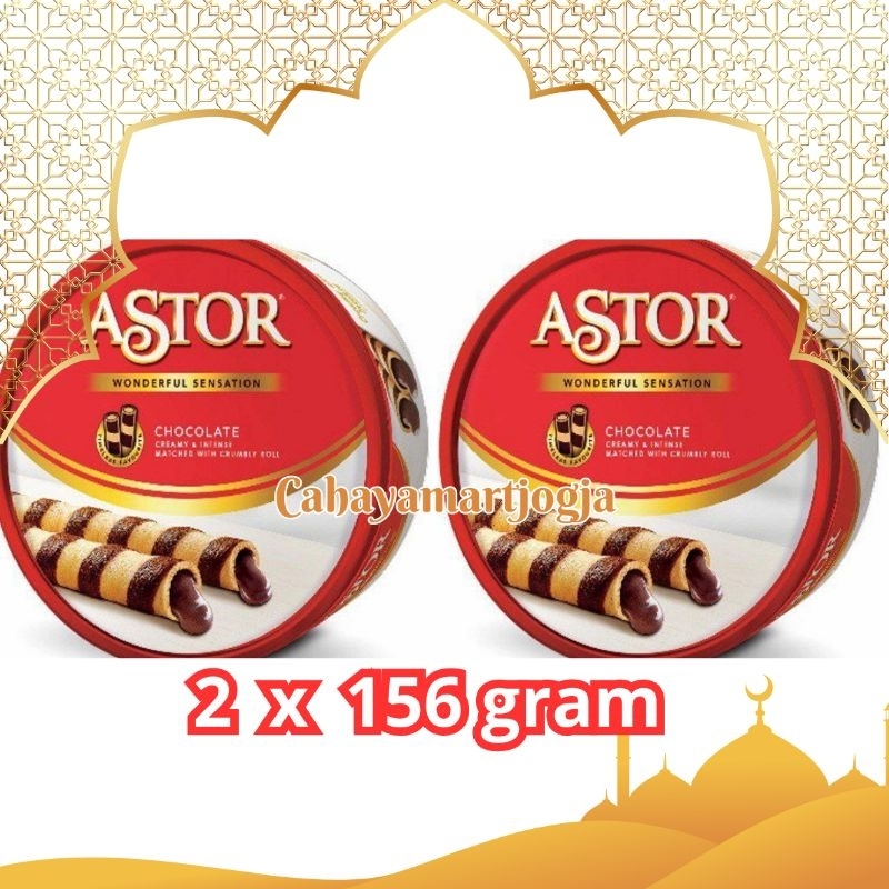 

PAKET 2 KALENG ASTOR DOUBLE COKLAT 156 GRAM - ASTOR MAYORA