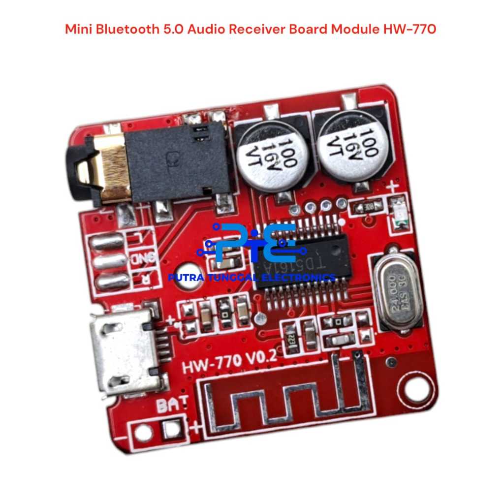 Mini Bluetooth 5.0 Audio Receiver Board Module Micro
