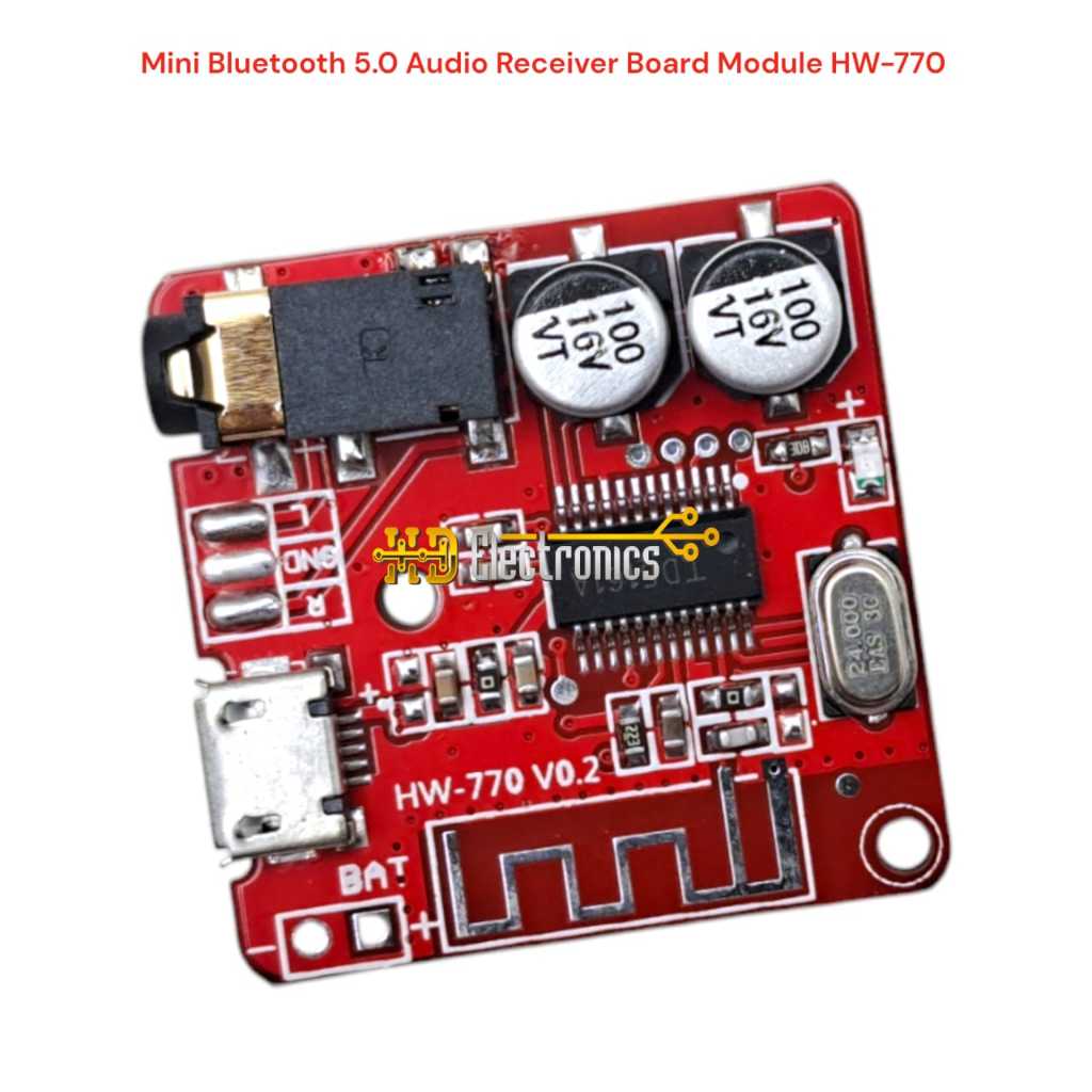 Mini Bluetooth 5.0 Audio Receiver Board Modul Micro
