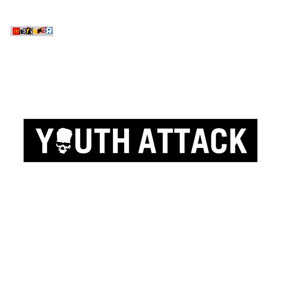 

sticker YOUTH ATTACK records logo stiker hardcore punk fastcore powerviolence