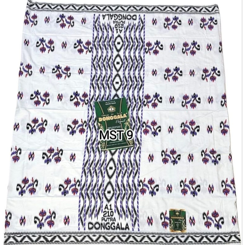 Sarung DonggaLa Putra Motif Kembang BHS Bahan Rayon