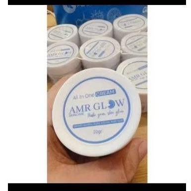 AMR GLOW Skincare ecer All in one Cream 20gr 100% ORIGINAL (BPOM)