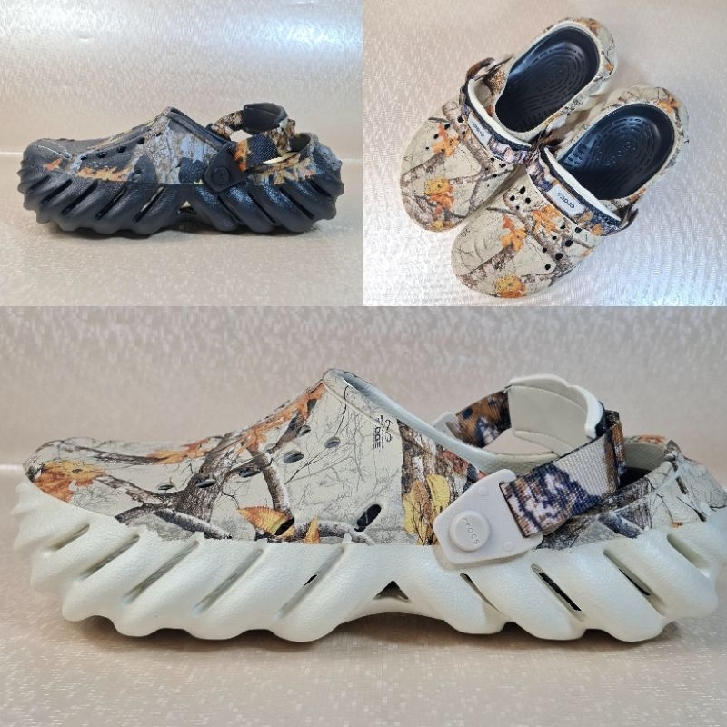 Crocs Echo Clog Realtree/Sandal Crocs Pria/Sepatu Sandal Crocs Echo Realtree Clog