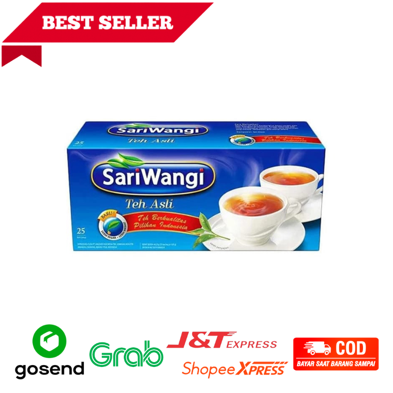 

Teh Celup Sariwangi Teh Asli Fresh 1 Kotak Freshmart Go