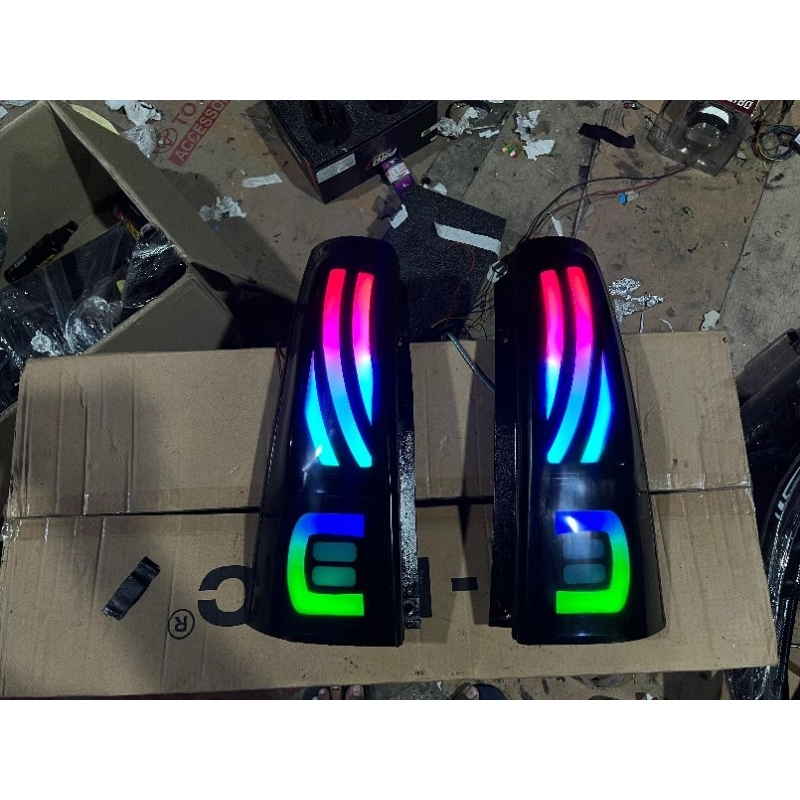 New model stoplamp Avanza Lama Smoke RGB Matrix padlepop