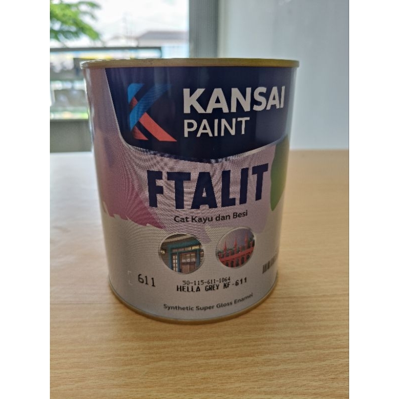Cat ftalit kayu dan besi 1kg synthetic super glossy