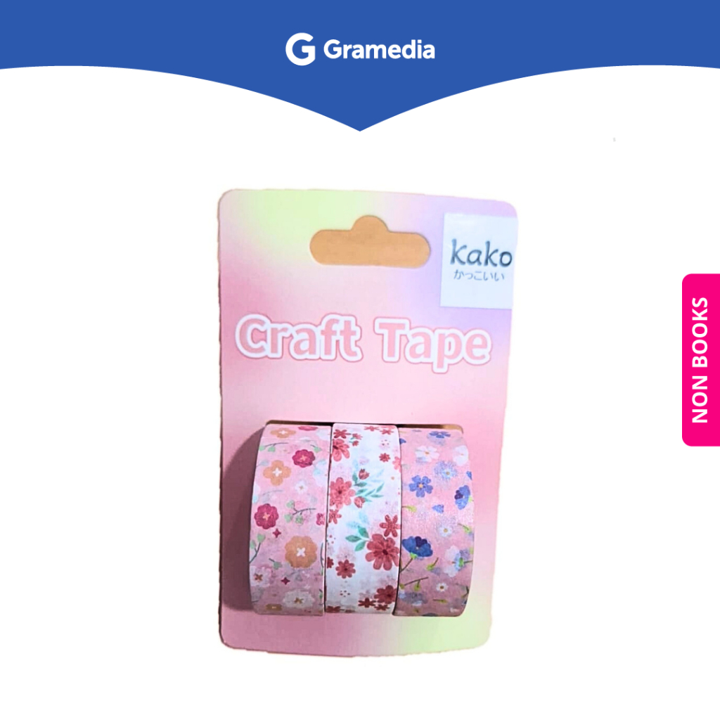 

Gramedia Surabaya - Kako Washi Tape Flower Set 3 JD0317A