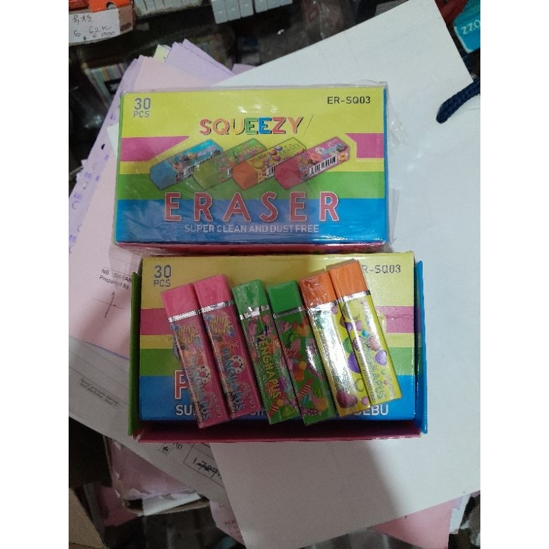 

Squeezy Erasery Super Clean and Dustfree PCS 30