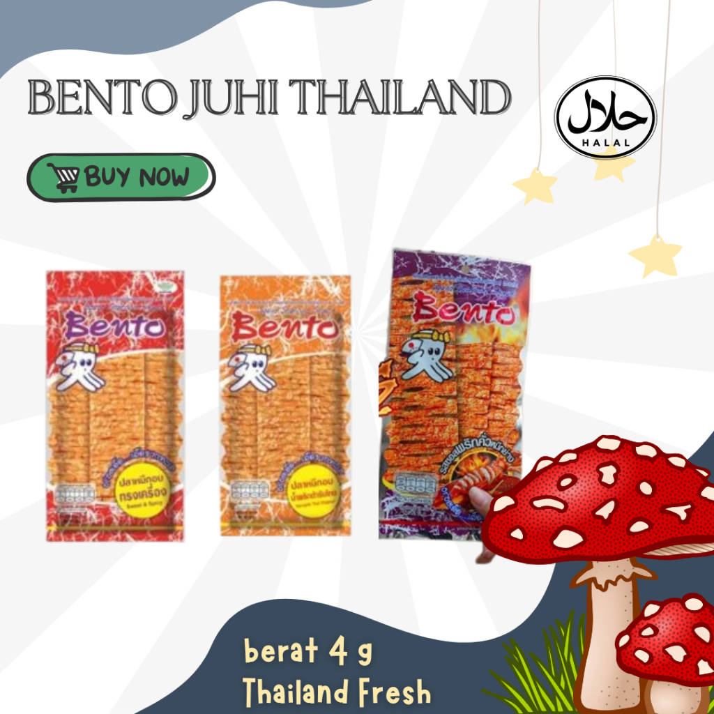 

BENTO JUHI THAILAND 4 GRAM HALAL
